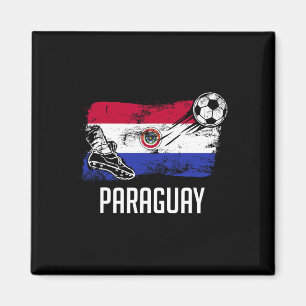 Imã Camisa da Bandeira do Paraguai Time de Futebol Par