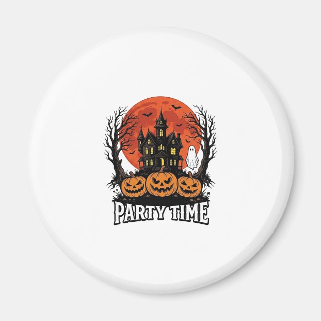 Imã Camisa de Abóbora Fantasma da Festa de Halloween V (Frente)