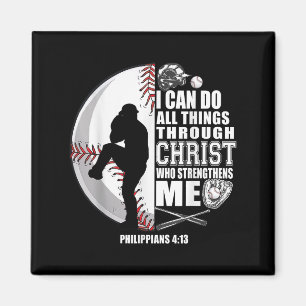 Imã Camisa de basebol Crianças Meninas Cristãs Jesus B