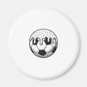 Imã Camisa de Bola de Futebol com Glacê Pingando Vinta
