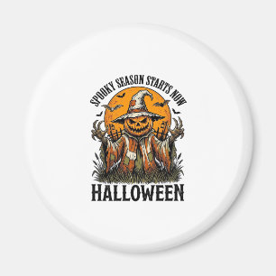 Imã Camisa de Bruxa Abóbora Espantalho Vintage Hallowe