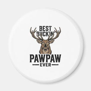 Imã Camisa de Caça ao Veado Vintage Best Buckin Pawpaw