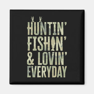 Imã Camisa de Caça Pesca Amando Todos os Dias1