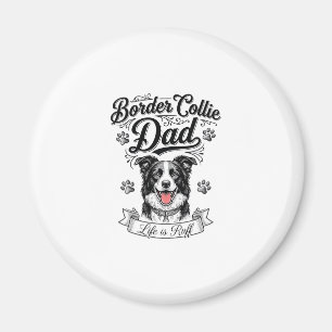 Imã Camisa de cachorro com gravação vintage de pai Bor