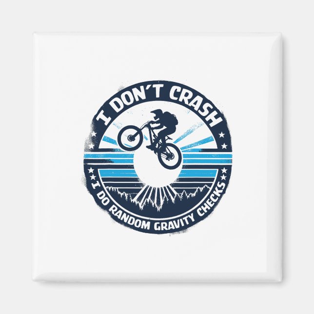 Imã Camisa de Ciclismo Bicicleta Eu Não Sofro Acidente (Frente)