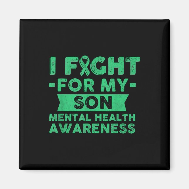 Imã Camisa De Consciência Da Saúde Mental - Eu Luto Pe (Frente)
