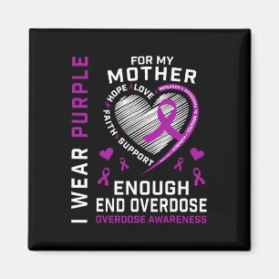 Imã Camisa de Conscientização sobre o Fim do Overdose