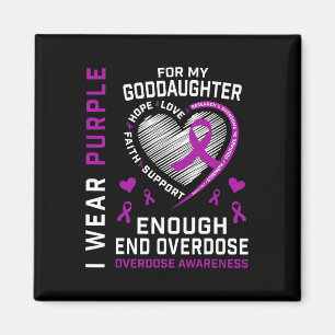 Imã Camisa de Conscientização sobre o Fim do Overdose 