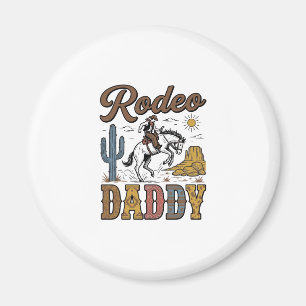 Imã Camisa de Cowboy Western Vintage Rodeo Daddy Desig