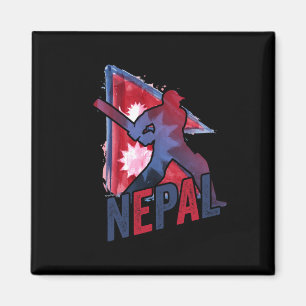 Imã Camisa de críquete do Nepal Bandeira nepalesa Adep