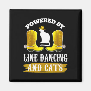 Imã Camisa De Dança De Linha Engraçada Gato Pover Coun