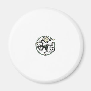 Imã Camisa de Desenho de Gravura de Jogador de Futebol