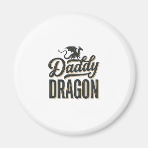 Imã Camisa de desenho de gravura vintage de Papai Drag
