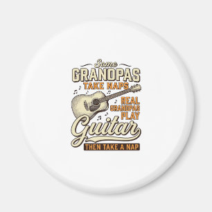 Imã Camisa de desenho engravado vintage de guitarra di