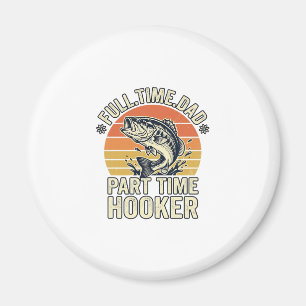 Imã Camisa de design de pesca engraçada para pai vinta