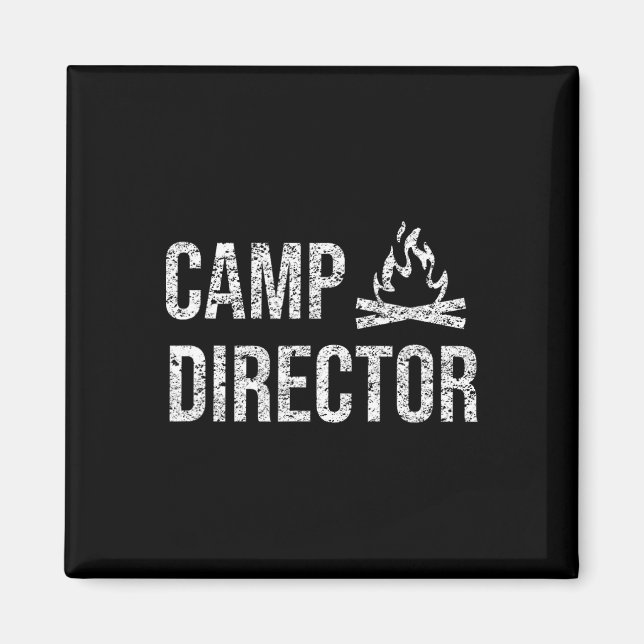 Imã Camisa de Diretor de Acampamento - Presente de Des (Frente)