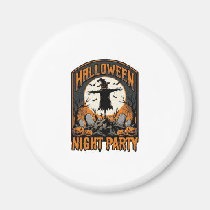 Imã Camisa de Espantalho de Halloween Festa de Cemitér