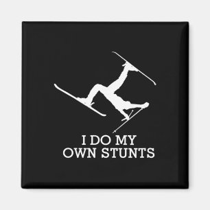 Imã Camisa de Esqui - Eu Faço Meus Próprios Stunts - C