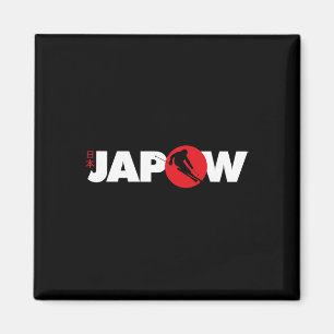 Imã Camisa de Esqui Japão Japow Pó Esqui Bandeira Japo