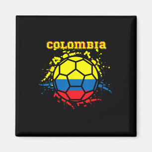 Imã Camisa de Fã de Futebol Bandeira Colombiana Futebo