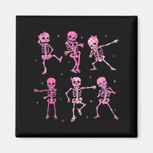 Imã Camisa de Fantasia de Halloween de Esqueleto Dança