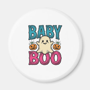 Imã Camisa de Fantasma de Halloween Vintage Baby Boo D