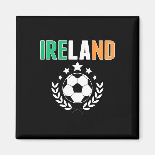 Imã Camisa de Fãs de Futebol Orgulhosos da Irlanda - A