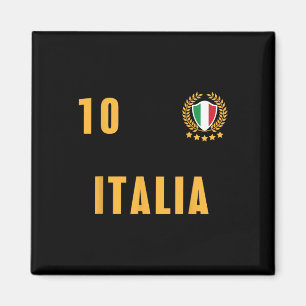 Imã Camisa de Futebol da Itália Time de Footbyll Itali