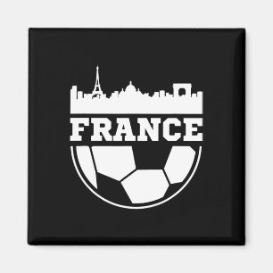 Imã Camisa de futebol vintage da França presente para
