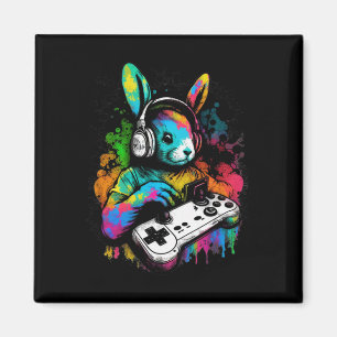Imã Camisa de Gamer de Dia dos Meninos Bunny 1 do Cont