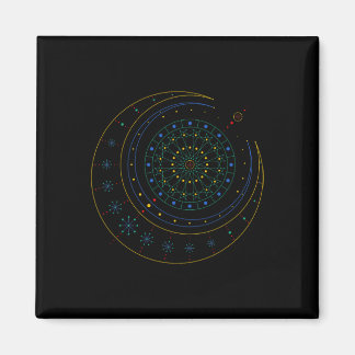 Imã Camisa de Geometria Sagrada