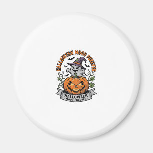 Imã Camisa de Gravura Vintage Abóbora de Halloween Fan