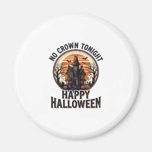 Imã Camisa de Halloween Assombrada Com Arte da Mansão