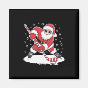 Imã Camisa de hóquei do Papai Noel