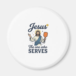 Imã Camisa de Jesus Pickleball O Que Serve