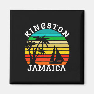 Imã Camisa de Kingston Jamaica Correspondente Férias F