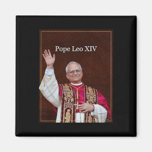 Imã Camisa de Leo Xiv do Papa deus abençoe