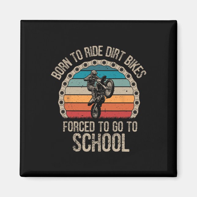 Imã Camisa De nascer Bikes Forçados Engraçados Na Esco (Frente)