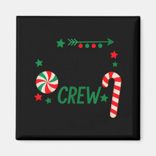 Imã Camisa de Natal Cane Crew para Mulheres Meninas Me