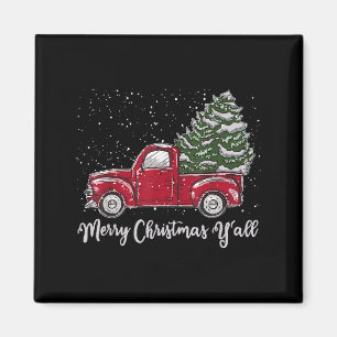 Imã Camisa de Natal do Caminhão Vermelho - Feliz Natal