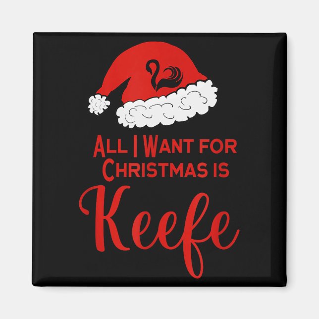 Imã Camisa de Natal Keefe para Fãs do Guardião das Cid (Frente)