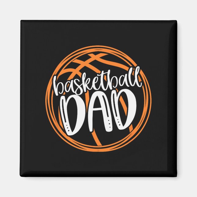 Imã Camisa de PAI de basquetebol (Frente)