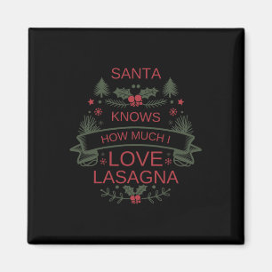 Imã Camisa De Palavras De Natal Para Comida De Confort