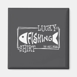 Imã Camisa de Pesca Sortuda, Ditos Engraçados Pescador