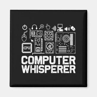 Imã Camisa de Sussurrador de Computador Suporte Técnic