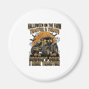 Imã Camisa de Trator de Halloween Camisa de Bruxa Dive