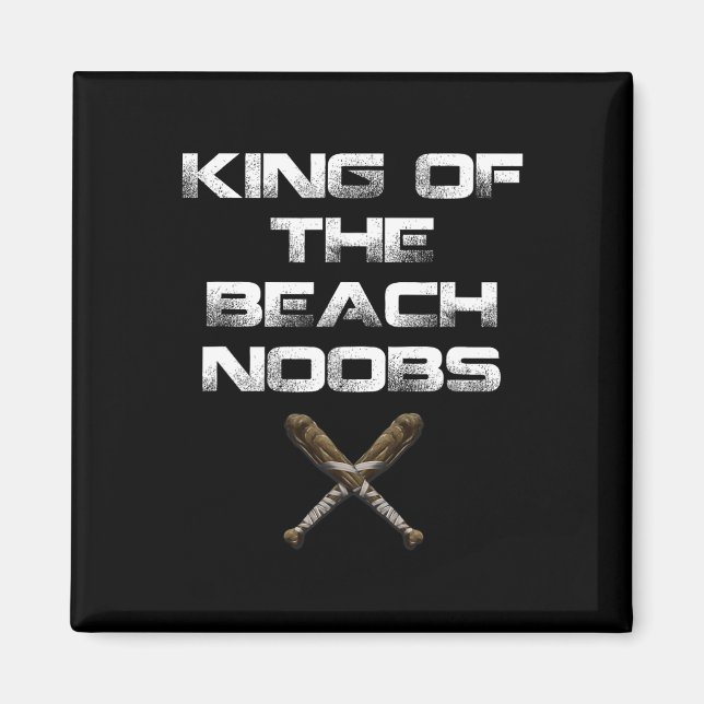 Imã Camisa De Vídeo Do King Of Beach Noobs (Frente)
