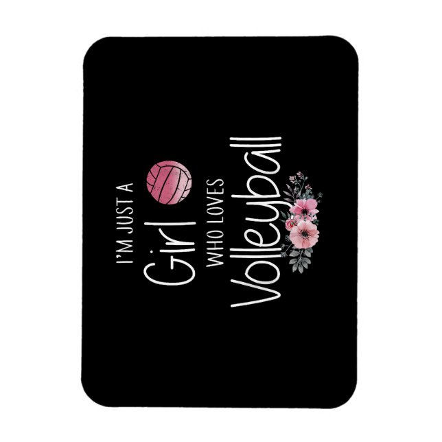 Ímã Camisa De Voleibol Para Mulheres Adolescentes Fofo (Vertical)