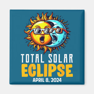 Imã Camisa Divertida Eclipse Solar Total EUA Sol