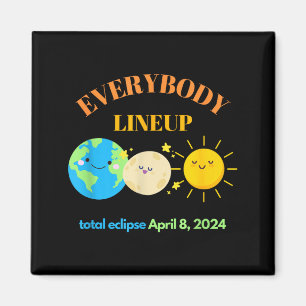 Imã Camisa Divertida Professor Eclipse Solar 8 de Abri